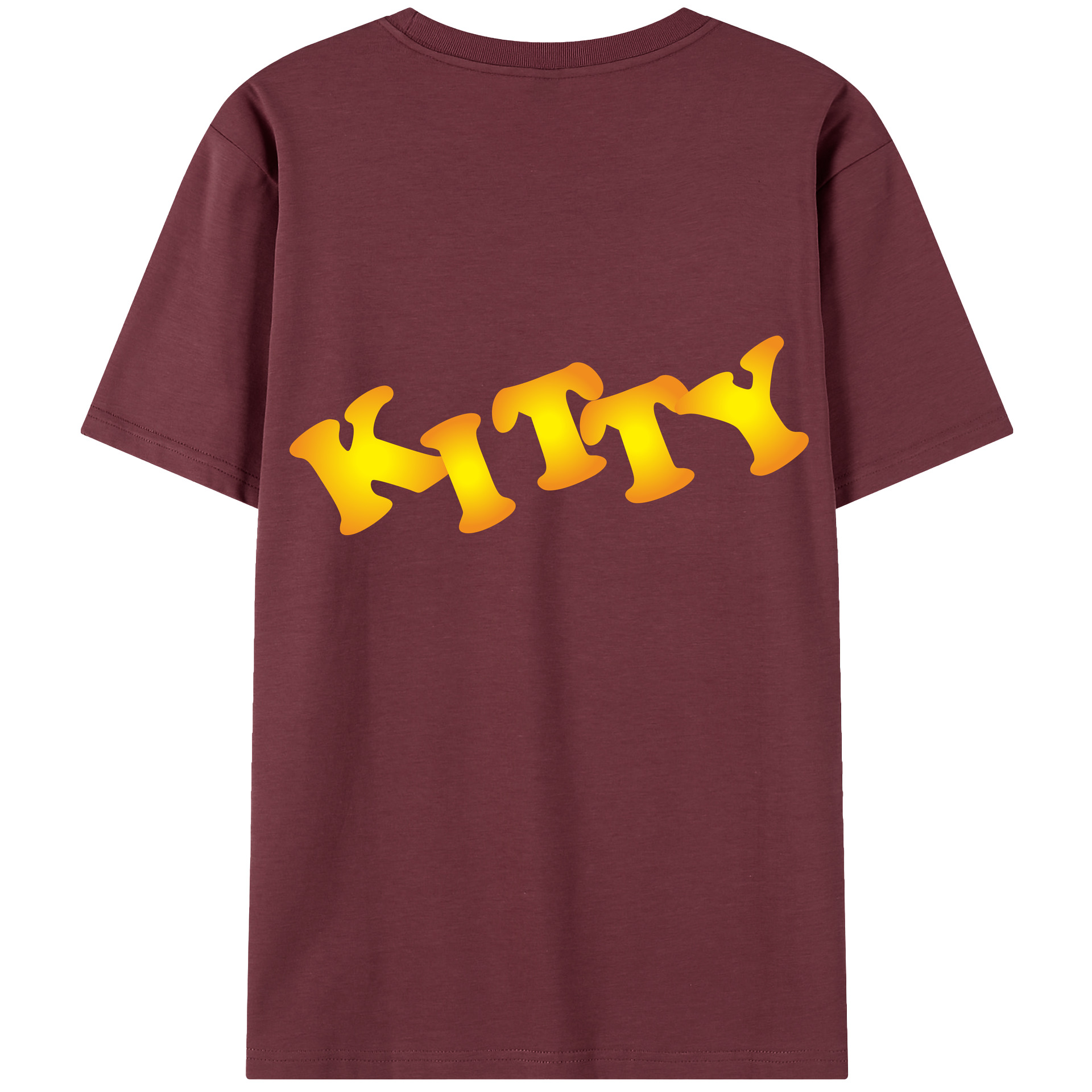 （画像用） Hello Kitty ハローキティ 綿100％半袖Tシャツ（背面プリント）